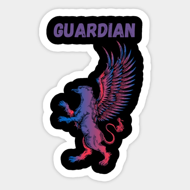 Guardian Sticker by Rc tees